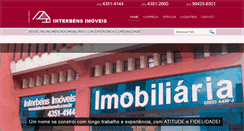 Desktop Screenshot of interbensimoveis.com.br